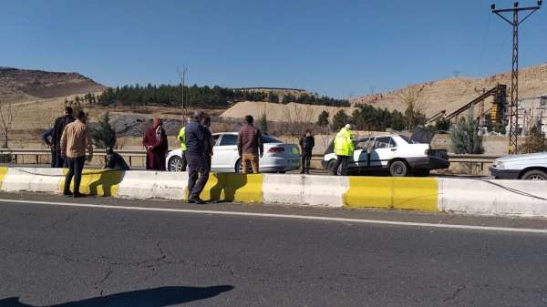 Mardin'de trafik kazası: 1 yaralı
