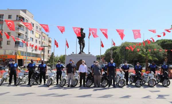 Saruhanlı Belediyesinden Çiftçi Malları Koruma'ya motosiklet desteği 