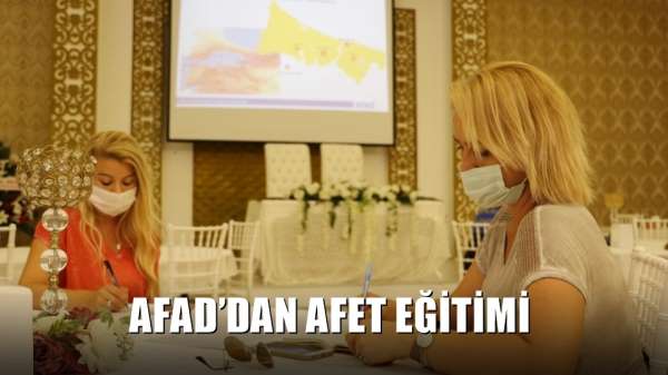 AFAD'dan afet eğitimi 