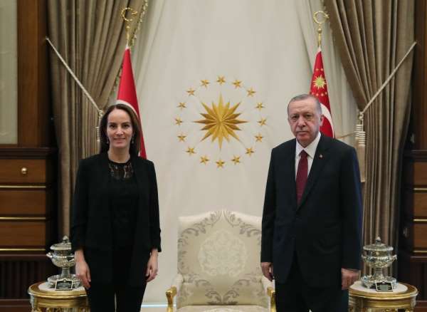 Cumhurbaşkanı Erdoğan, Gabriela Cuevas Barron'u kabul etti 