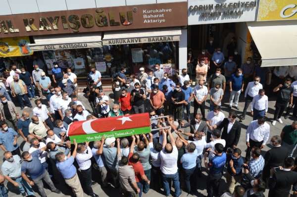 Eski Çorum Belediye Başkanı Ersoy son yolculuğuna uğurlandı 