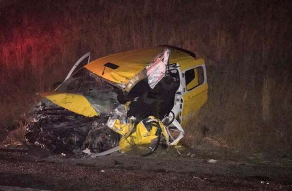 Erdek'te trafik kazası: 2 kişi yaralandı 