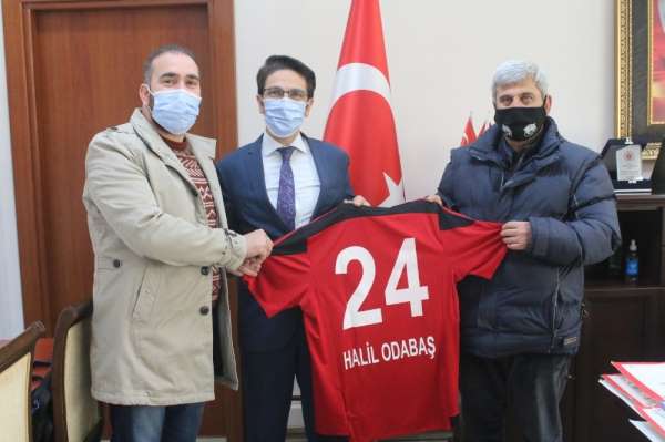 24Erzincanspor yönetiminden Adli Yargı Adalet Komisyonu Başkanı Odabaş'a ziyaret