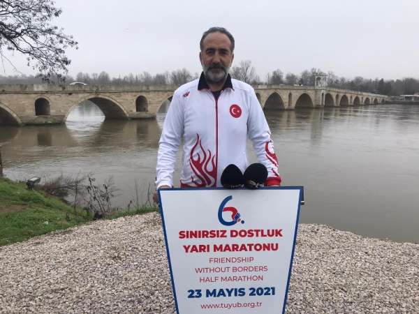 Edirne'de pandemi nedeniyle ertelenen maraton tedbirli koşulacak