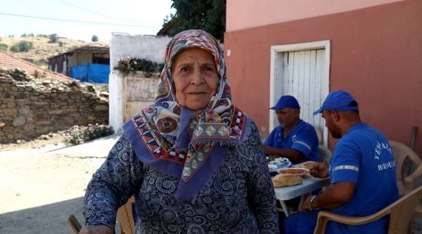 Aydın Büyükşehir Belediyesi'ne Donduranlı vatandaşlardan yemekli teşekkür 