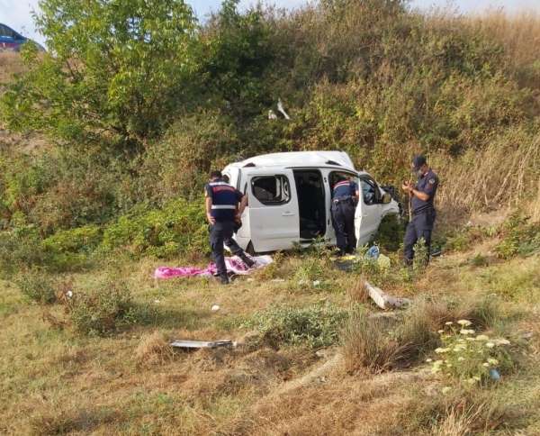 Tekirdağ'da feci kaza: 4 yaralı 