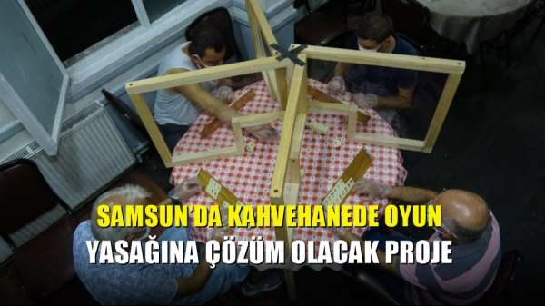 Samsun'da kahvehanede oyun yasağına çözüm olacak proje 