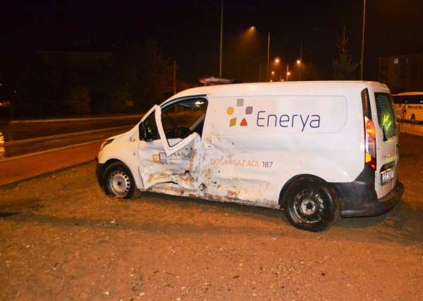 Konya'da trafik kazası: 2 yaralı