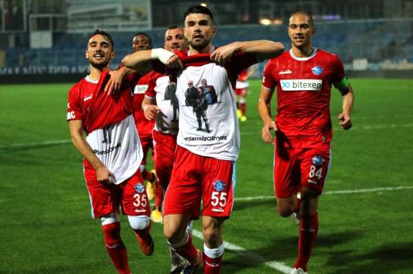 TFF 1. Lig: Adana Demirspor: 1 - Ankaraspor: 0 (İlk yarı) 