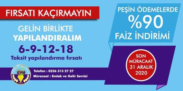 Turgutlu Belediyesi'nde yapılandırma başladı 