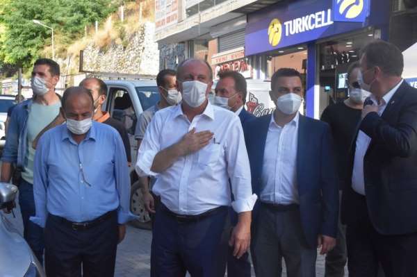 Muharrem İnce Bitlis'te esnafı ziyaret etti 