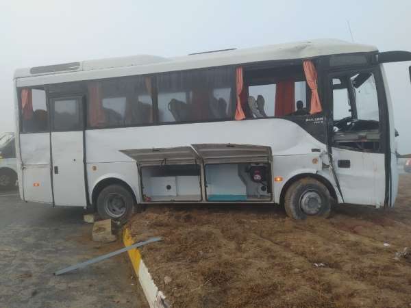 Konya'da sis kazaya neden oldu: 10 yaralı 