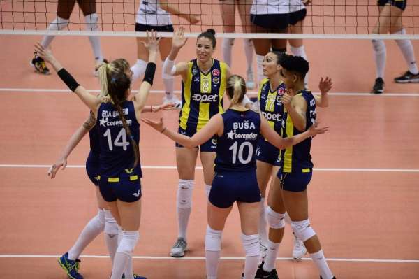 Fenerbahçe Kadın Voleybol Takımı CEV Şampiyonlar Ligi ilk maçında galip 