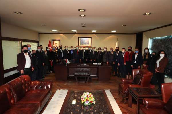 MHP İl Teşkilatından Başkan Zolan'ı ziyaret 