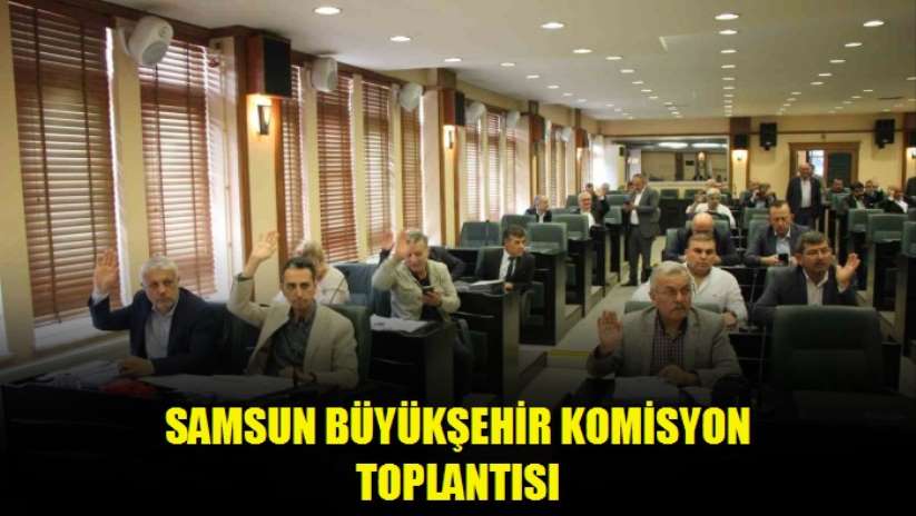 Samsun Büyükşehir komisyon toplantısı