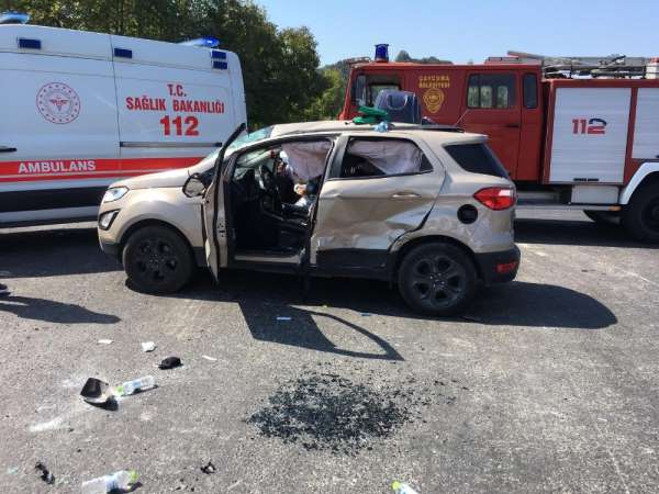 Zonguldak'ta trafik kazası: 4 yaralı