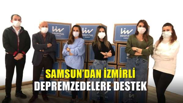Samsun'dan İzmirli depremzedelere destek 
