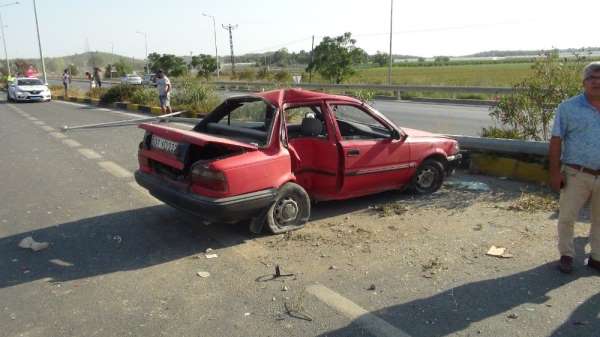 Feci kaza ucuz atlatıldı - Antalya haber