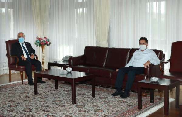 Merkez İlçe Belediye Başkanlarından tebrik ziyareti - Erzurum haber