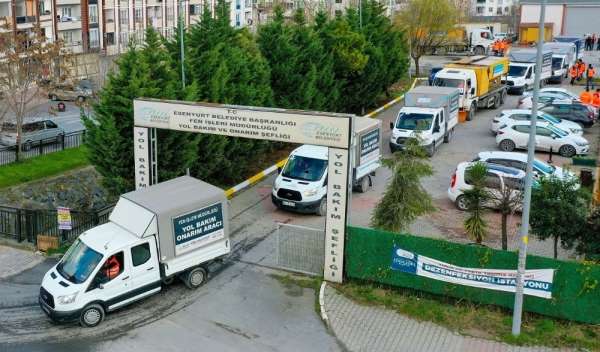 Esenyurt Belediyesi 66 araç ve 2 bin ton tuz stoğuyla kışa hazır