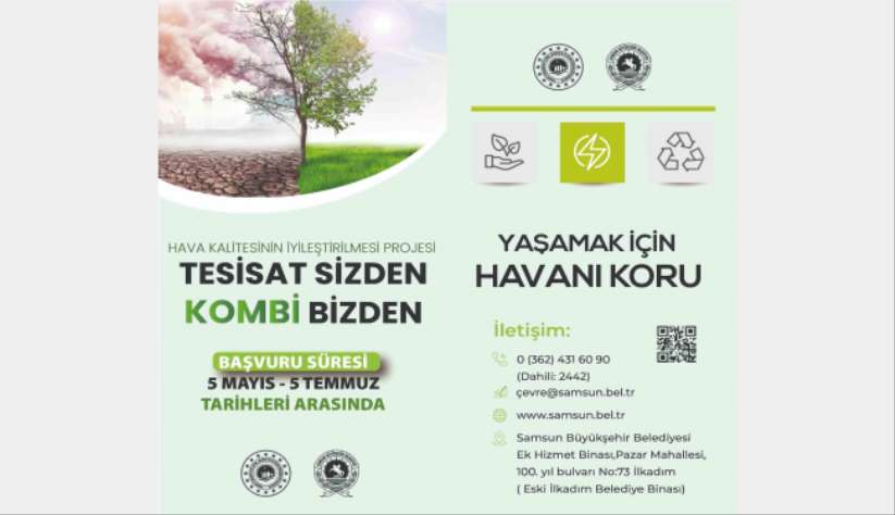 Tesisat vatandaştan, kombi belediyeden