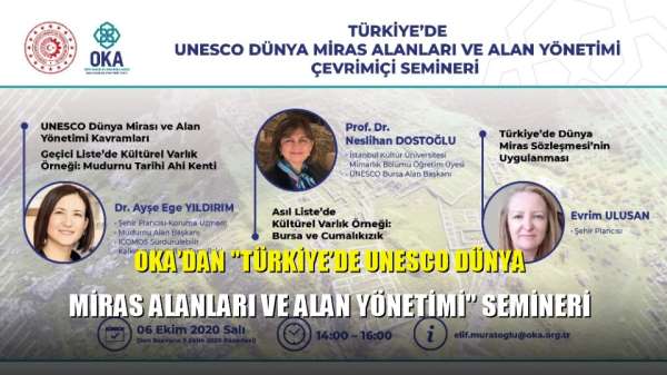 OKA'dan 'Türkiye'de UNESCO Dünya Miras Alanları ve Alan Yönetimi' semineri - Samsun haber