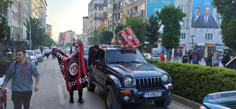 Çorum'da 1. Lig coşkusu