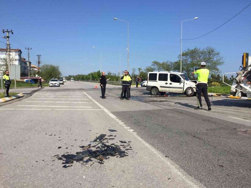 Ordu'da trafik kazası: 2 yaralı