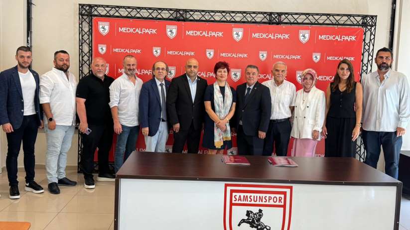 Samsunspor Kadın Voleybol Takımı ve Medical Park arasında sağlık sponsorluğu protokolü imzalandı.