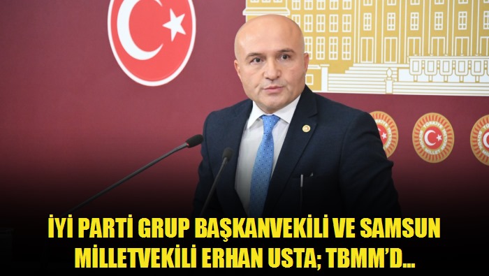 İYİ Parti Grup Başkanvekili ve Samsun Milletvekili Erhan Usta TBMM'de,