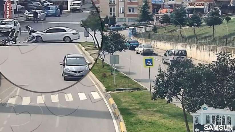 Motosiklet kazaları kamerada