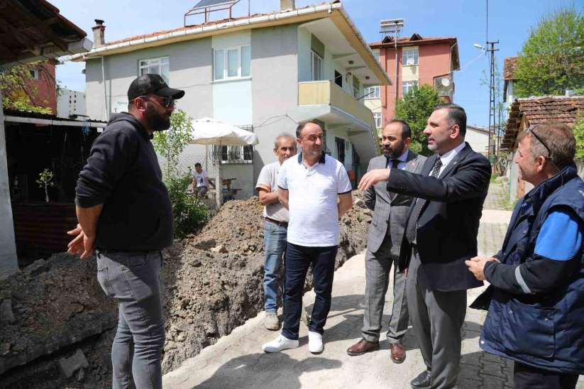 Kavak'ta doğalgaz çalışmaları son aşamada