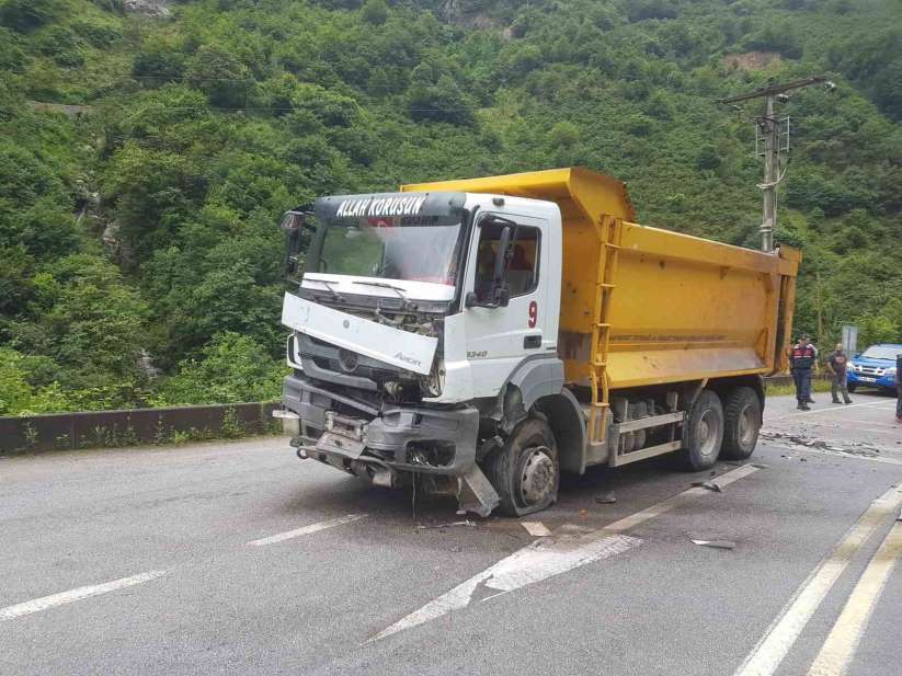 Giresun'da trafik kazası: 1 ölü