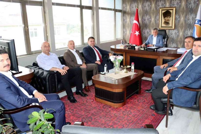 GMİS'ten Kandilli Belediye Başkanı Aydın'a ziyaret - Zonguldak haber