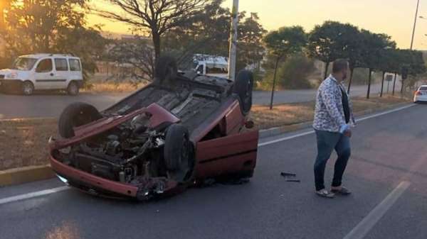 Kırıkkale'de trafik kazası: 2 yaralı 