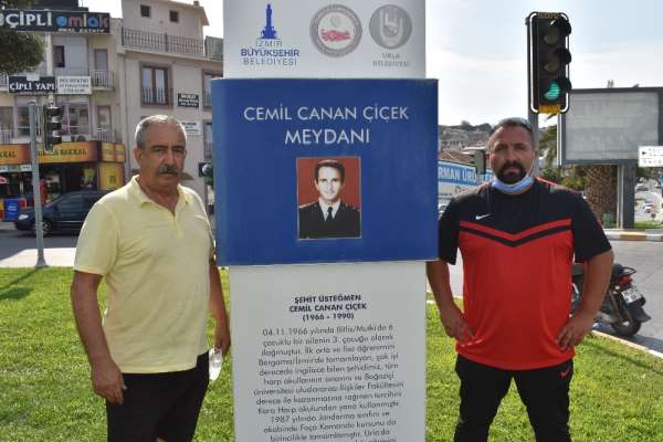 Sporcular antrenman yaptı, Şehit Cemil Canan Çiçek Kavşağını ziyaret etti 