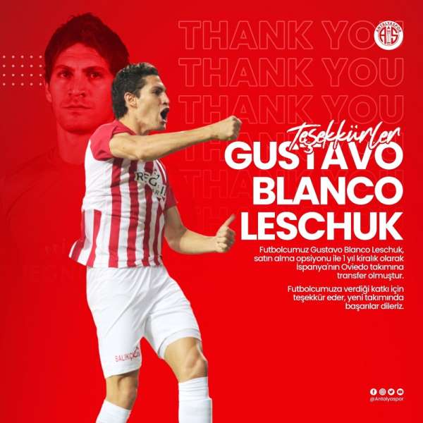Gustavo Blanco Leschuk, İspanya'ya transfer oldu 