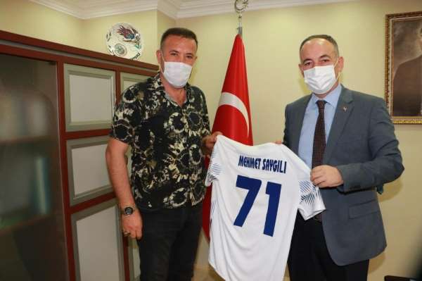 Başkan Uca'dan Belediye Başkanı Saygılı'ya ziyaret 