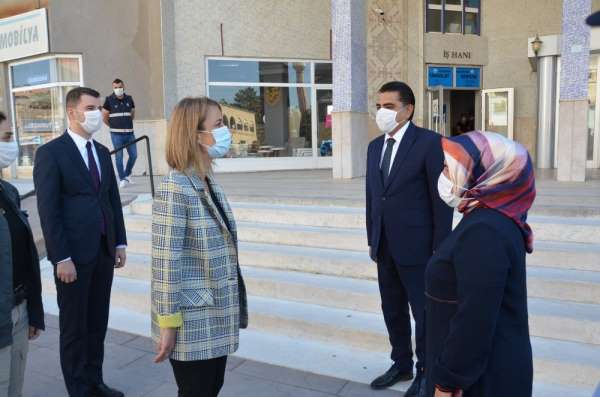Vali Becel, Gülşehir Belediye Başkanı Çiftçi'yi ziyaret etti 