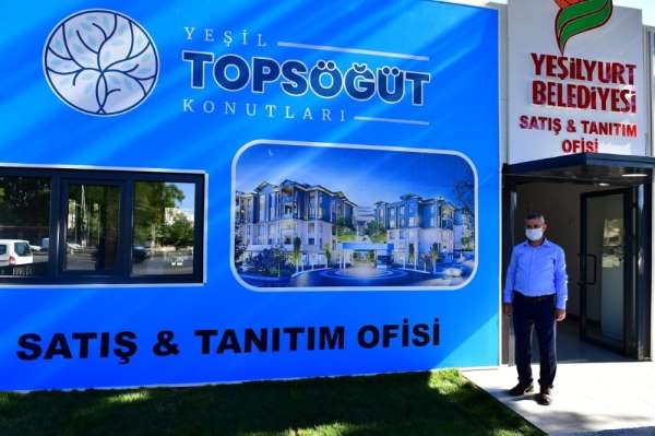 Yeşilyurt Belediyesi'nden Yeşil Topsöğüt konutları 
