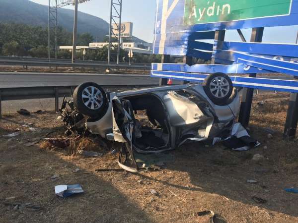 İzmir'de feci kaza: 1 ölü, 1 yaralı 