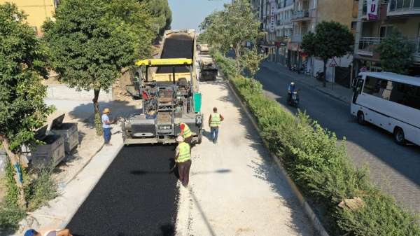 Aydın Büyükşehir Belediyesi yol yapım çalışmalarına devam ediyor 
