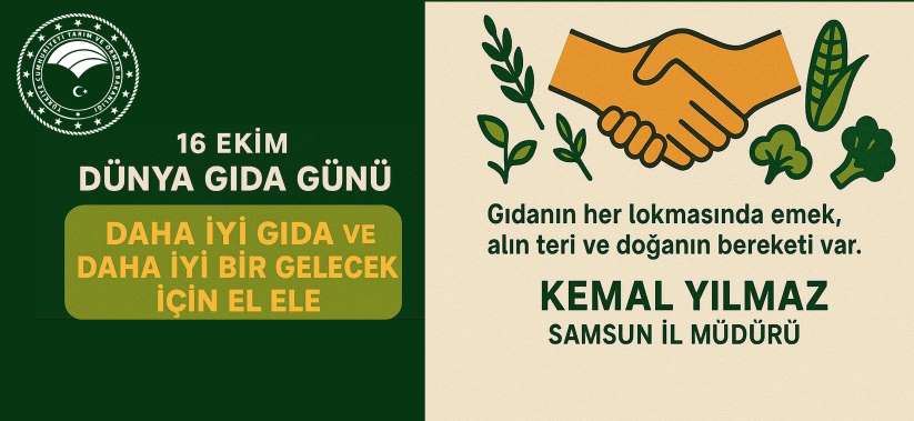 16 Ekim “Dünya Gıda Günü”