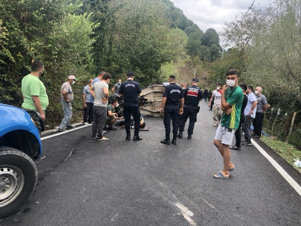 Alaplı'da patpat kazası: 1'i ağır, 3 yaralı 