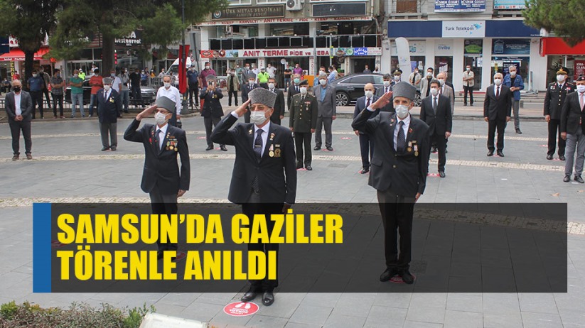 Samsun'da Gaziler Gününde gaziler anıldı