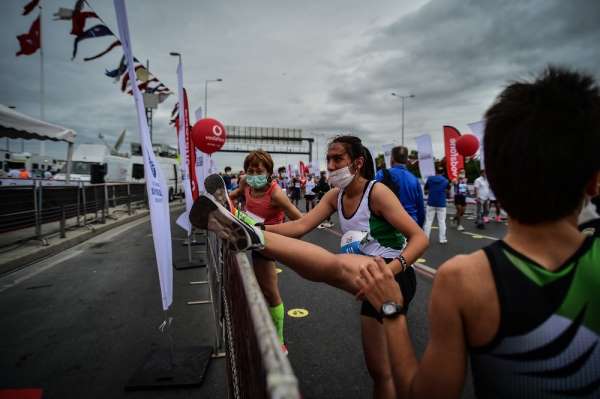 Vodafone 15'inci istanbul yarı maratonu koşuldu 