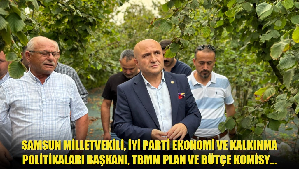 Samsun Milletvekili, İYİ Parti Ekonomi ve Kalkınma Politikaları Başkanı, TBMM Plan ve Bütçe Komisyonu Üyesi Dr Erhan Ustadan TMO Önündeki Fındık Ku