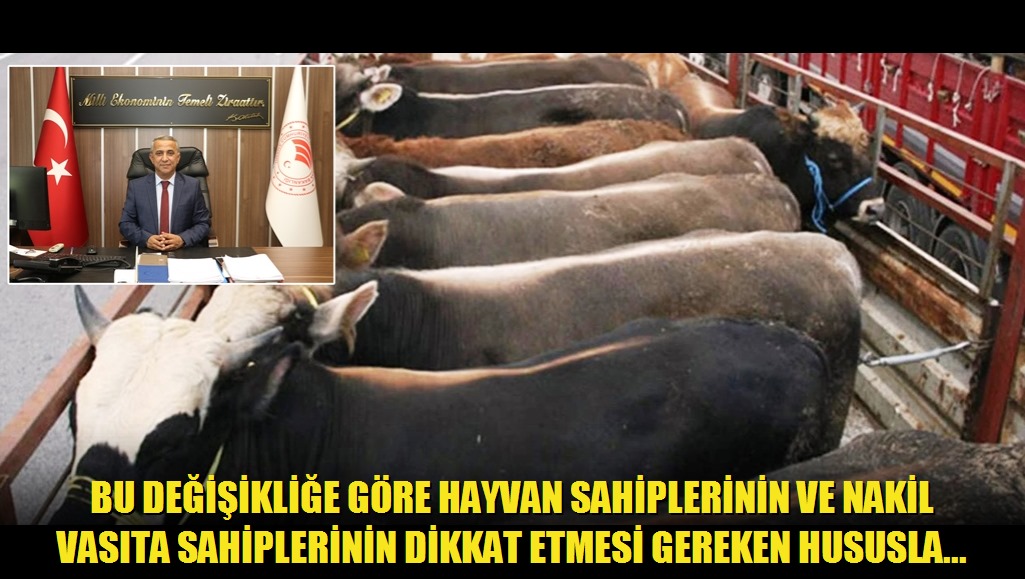Bu değişikliğe göre hayvan sahiplerinin ve nakil vasıta sahiplerinin dikkat etmesi gereken hususlarda yapılan değişiklik ile Veteriner Sağlık Raporl