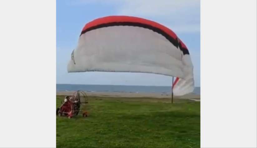 Ordu'da paramotor kazası: 2 yaralı