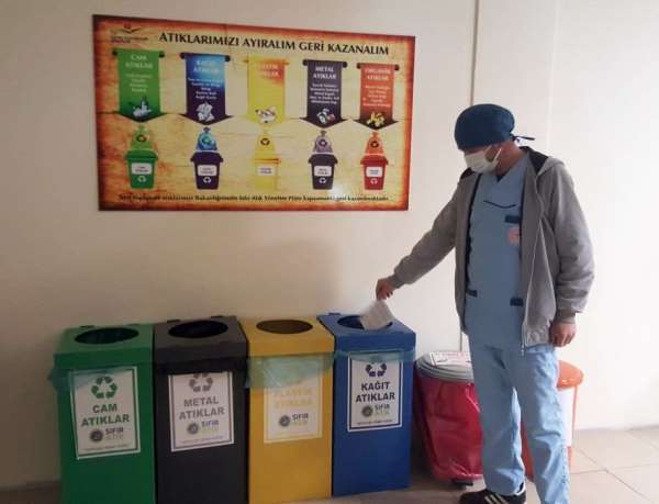 Denizli kamu hastaneleri 'Sıfır Atık Belgesi' almaya hak kazandı